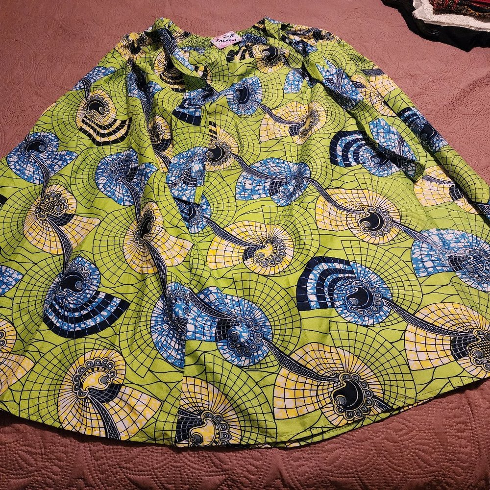 Full Length African Mud Cloth Skirt-Gorgeous